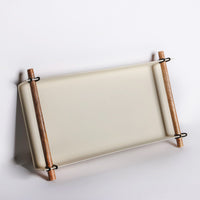 صينية تقديم - بيضاء