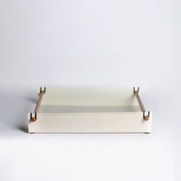 صينية تقديم - بيضاء