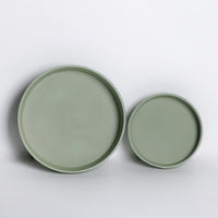 TRAY ROUND GREEN