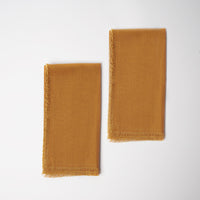 منديل سفرة سادة الوان صحراوية - (طقم قطعتين)