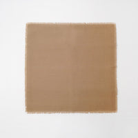 منديل سفرة سادة الوان صحراوية - (طقم قطعتين)