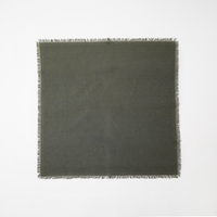 منديل سفرة سادة الوان ترابية - (طقم قطعتين)