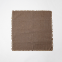 منديل سفرة سادة الوان ترابية - (طقم قطعتين)