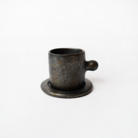 كوب قهوة لونج بي مع صحن