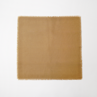 منديل سفرة سادة الوان ناتشورال - (طقم قطعتين)