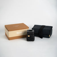 مبخرالسفر المايكرو الآمن الأسود - بشكل جديد