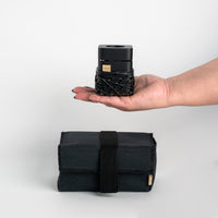 مبخرالسفر المايكرو الآمن الأسود - بشكل جديد