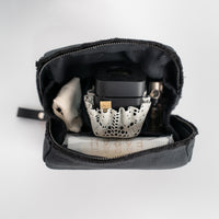 Micro Travel Set - black wood Mubkhar - Off-White Dantelle