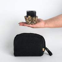 Micro Travel Set - black wood mubkhar - pearl gold Dantelle