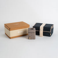 مبخرالسفر المايكرو الآمن - خشب مقلّم (كروس بونز)