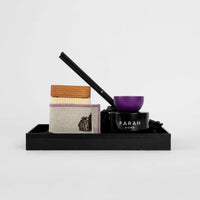 Plum Silk Linen Mobkhar Gift Set