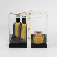 Mustard Suede Dantelle Micro Mobkhar Gift Set