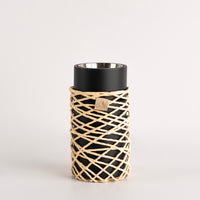 مطفي مبخر أسود دائري سترنج