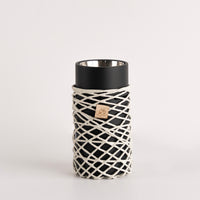 مطفي مبخر أسود دائري سترنج