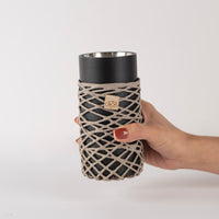 مطفي مبخر أسود دائري سترنج