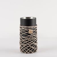 مطفي مبخر أسود دائري سترنج