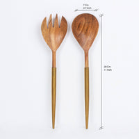 أدوات التقديم الأنيقة – باللون الذهبي