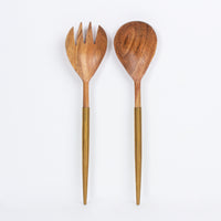 أدوات التقديم الأنيقة – باللون الذهبي