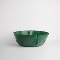 وعاء معدنى مجعد حجم كبير -آلوان مختلفة