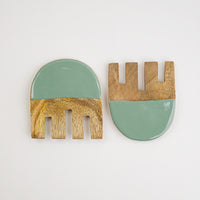 wooden mixing utensils