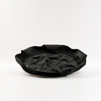 صحن تقديم مجعد معدنى,خشن -بألوان مختلفة