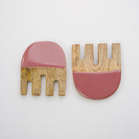 wooden mixing utensils