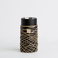 مطفي مبخر أسود دائري سترنج