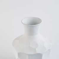 Metal Vase Beehive Design