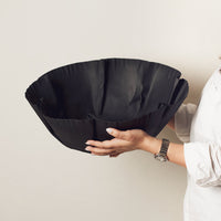 وعاء معدنى مجعد حجم كبير -آلوان مختلفة