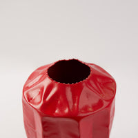 مزهرية معدنيه بشكل مضلع حجم متوسط -متوفرة بالوان اخرى