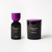 Plum Silk Duo - Candle + Room Spray