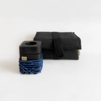 مبخر السفر المايكرو الآمن - بالخشب الأسود وسترنج كحلي