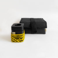 مبخر السفر المايكرو الآمن - بالخشب الأسود وسترنج ماسترد