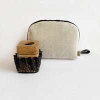 مبخر السفر المايكرو الآمن - دانتيل أسود بسحاب أسود