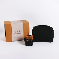 Micro Travel Set - Dantelle Black Teak Wood