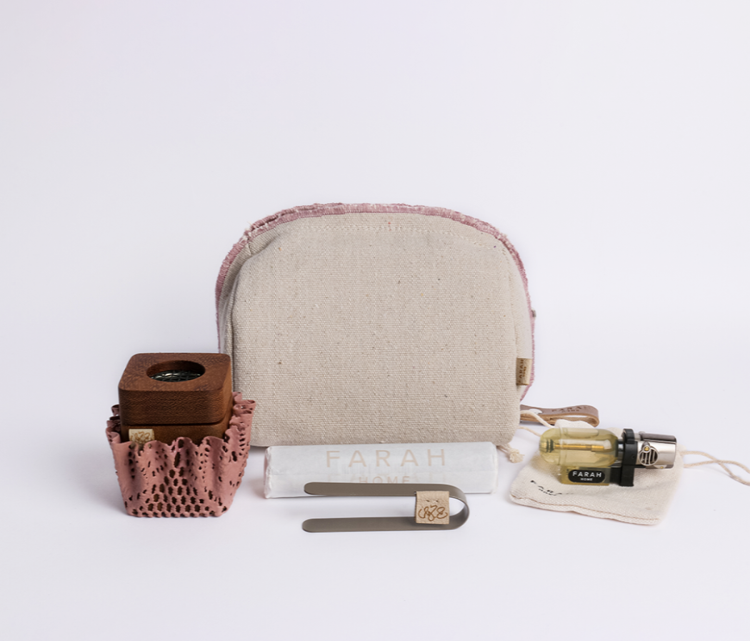 Micro Travel Set - Dantelle Dusty Pink