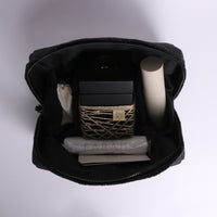 Mubkhar Pouch Set with String Safe Black Mubkhar Pearl Gold