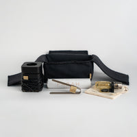 Micro Travel Set - String Black in Black wood