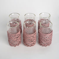 Set/6 String Double Tea Glass Matt