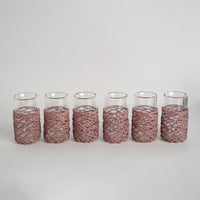 Set/6 String Double Tea Glass Matt