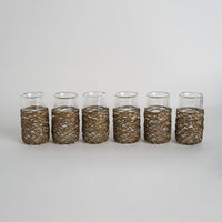 Set/6 String Double Tea Glass Matt