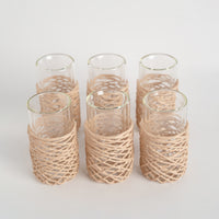 Set/6 String Double Tea Glass Matt