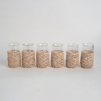 Set/6 String Double Tea Glass Matt