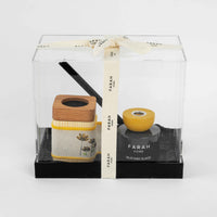 Mustard Suede Linen Mobkhar Gift Set