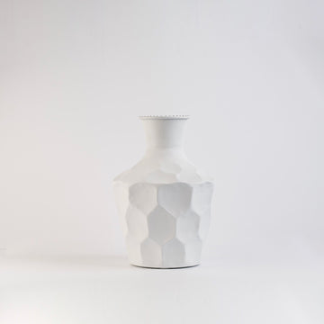 Metal Vase Beehive Design