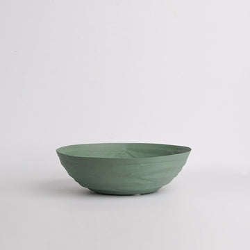 Large metal bowl
