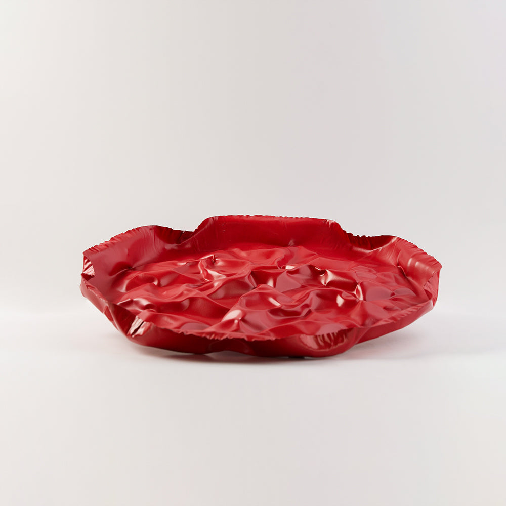 Metal Crinkle Serving Dish