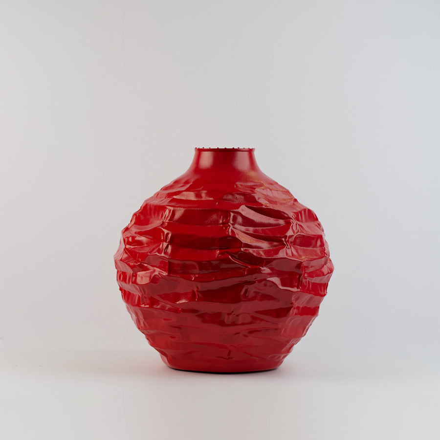 Large Metal vase prominent decoration