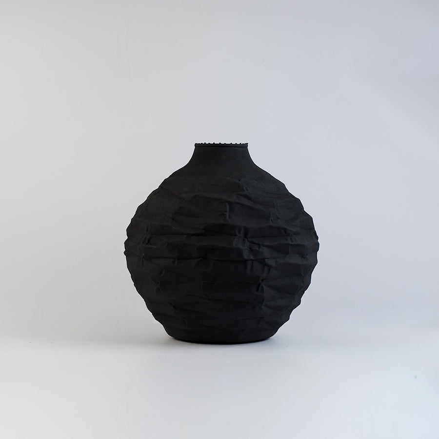 Large Metal vase prominent decoration