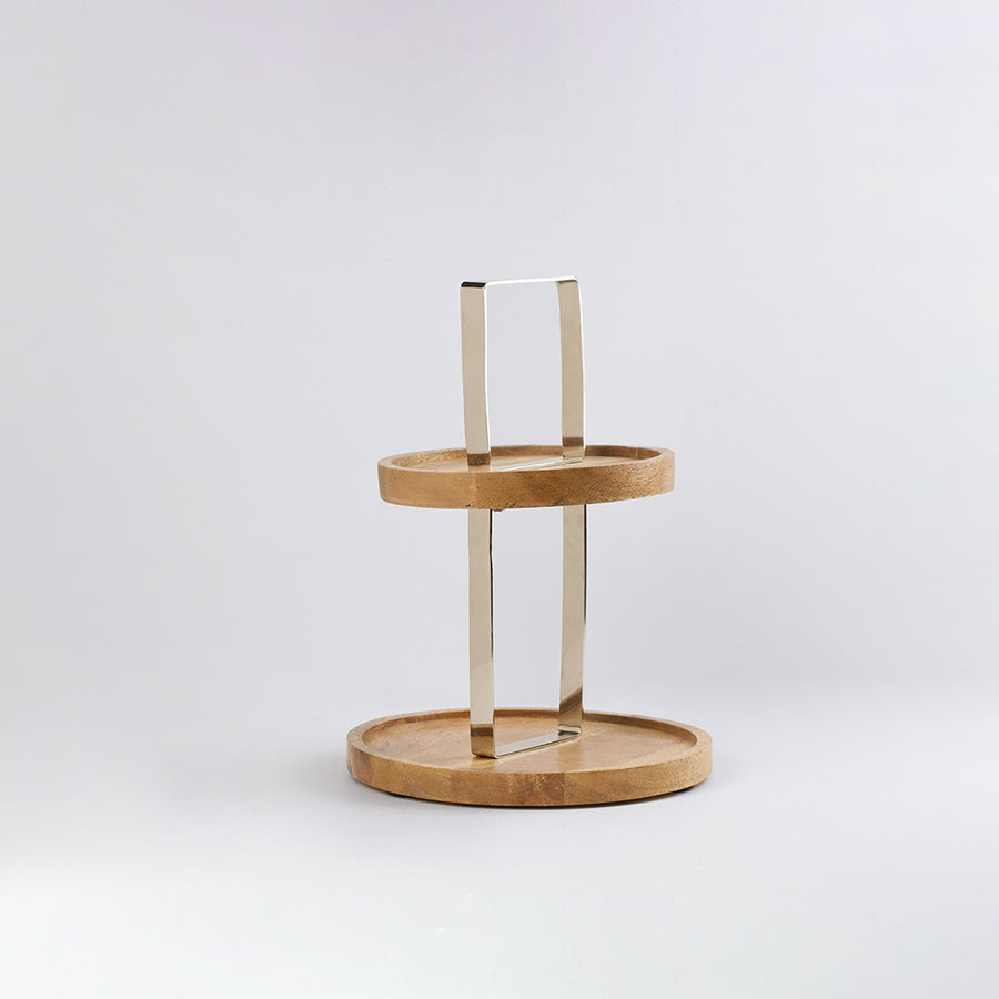 Double-tier cake stand